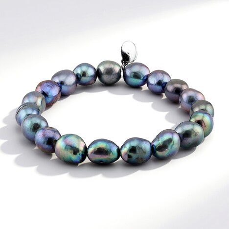 Bracciale in argento con Perla Mistica d'Acqua Dolce (TPC)