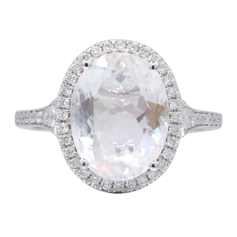 Oro Bianco Anello Con Pietra Viola Significato Anelli Brosway