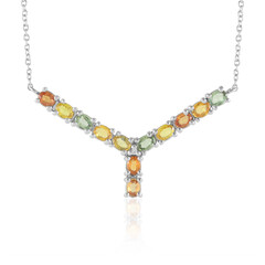 Collier en argent et Saphir