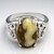 Anello in argento con Quarzo Dinosauro