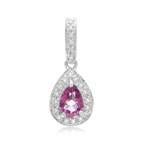 Trauben-Topas-Silberanhänger