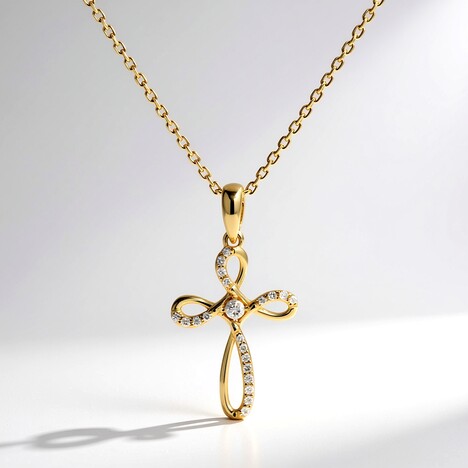 Collana in oro con Diamante I1 (H) (CIRARI)