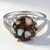 Anello in argento con Quarzo Dinosauro