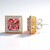 Boucles d'oreilles en argent et Topaze couleur morganite (Gems en Vogue)