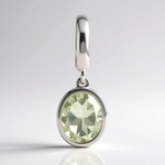 Ciondolo in argento con Ametista Verde (TPC)