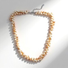 Collana in argento con Perla d'Acqua Dolce Bianca