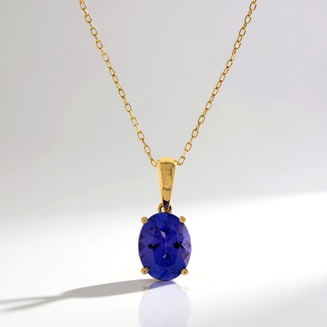 Collana in oro con Tanzanite AAA (CIRARI)