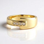 Anello in argento con Diamante Cioccolato I2
