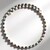 Collana rigida in acciaio con Howlite (Riya)