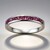 Anello in argento con Rubellite