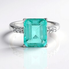 Anello in argento con Quarzo color paraiba