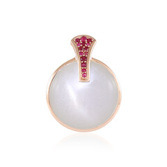 Weißer Mondstein-Silberanhänger (KM by Juwelo)