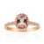 Bague en or et Morganite AAA (CIRARI)