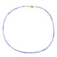 Collana in argento con Tanzanite