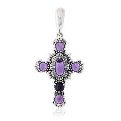 Colgante en plata con Amatista de Zambia (Desert Chic)