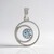 Pendentif en argent et Aigue-marine du Brésil