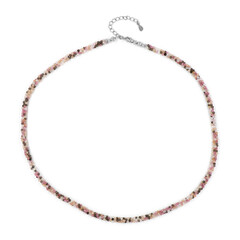Collana in argento con Tormalina Rosa Brasiliana