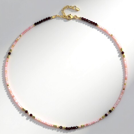 Collana in argento con Opale Rosa