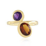 Anello in argento con Citrino Madeira (KM by Juwelo)