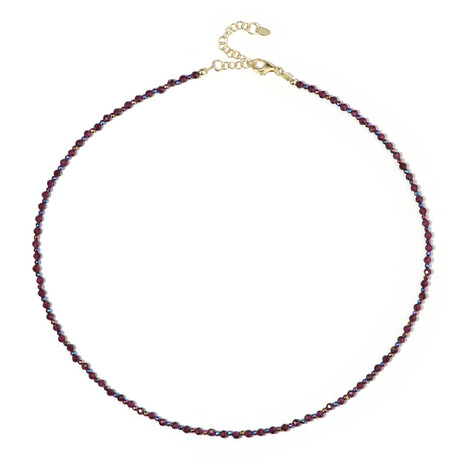 Collar en plata con Granate de Mozambique