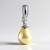 Ciondolo in argento con Perla Dorata dei Mari del Sud Kabira (TPC)