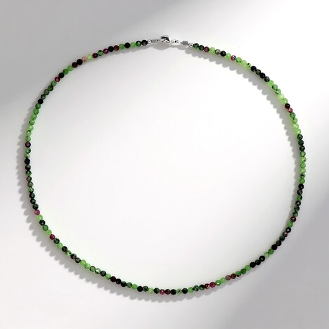 Collana in argento con Rubino Zoisite