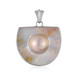 Pendentif en argent et Perle de Mabé (Bali Barong)