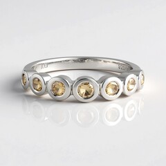 Anello in argento con Diamante Cioccolato I2