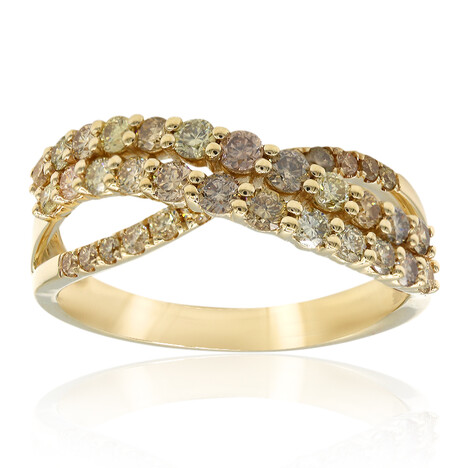 Bague en or et Diamant fancy SI2 (CIRARI)