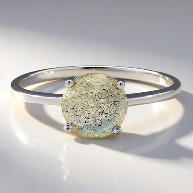 Anello in argento con Spectrolite