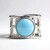 Bague en argent et Larimar