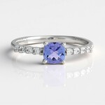 Bague en argent et Tanzanite
