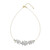 Collar en acero inoxidable con Perla blanca Freshwater
