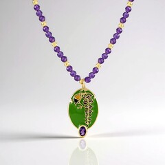Collana in argento con Ametista