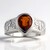 Anello in argento con Citrino Madeira (de Melo Essence)