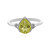 Bague en argent et Quartz citron