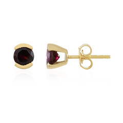 Orecchini in argento con Rodolite Lampone