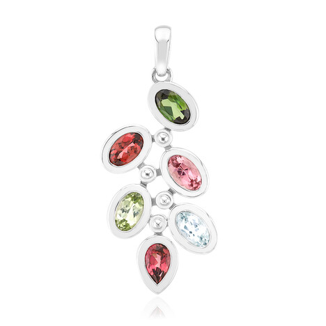 Brasilianischer Turmalin-Silberanhänger (Pallanova)