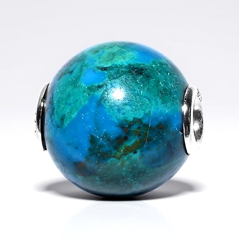 Ciondolo in argento con Crisocolla (MONOSONO COLLECTION)