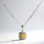 Collana in oro con Diamante Giallo SI2 (CIRARI)