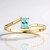 Brasilianischer Paraiba-Turmalin-Goldring (AMAYANI)