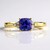 AAA-Tansanit-Goldring (CIRARI)