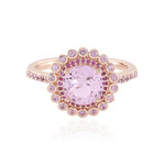 Bague en argent et Kunzite (Adela Silber)