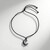 Collana con Ossidiana Argentata