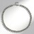 Collier en argent et Hématite argentée