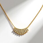 Collana in oro con Diamante SI1 (H) (CIRARI)