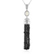 Collana in argento con Agata Bianca (Dallas Prince Designs)