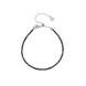 Black Diamond Silver Bracelet (Adela Silber)