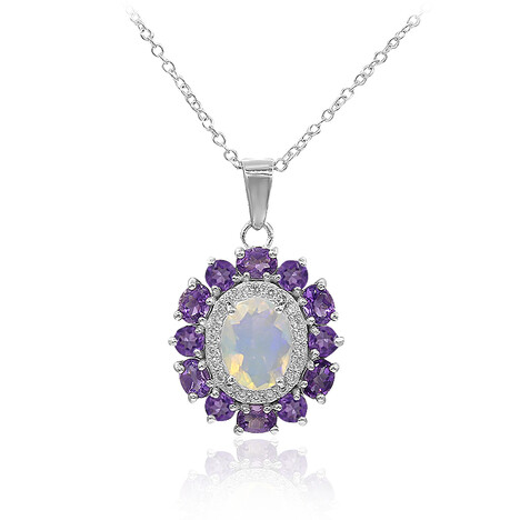 Welo-Opal-Silberhalskette