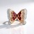 Anello in argento con Rubino della Birmania (Gems en Vogue)